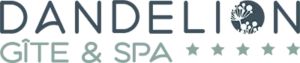 Logo Gîte Dandelion 5 étoiles | Piscine, spas & sauna